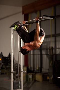 Bodyweight Mid Row: posición inicial