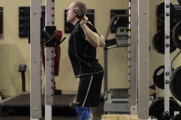 Box Squat: posición inicial