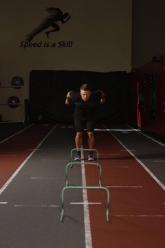 Hurdle Hops: posición inicial