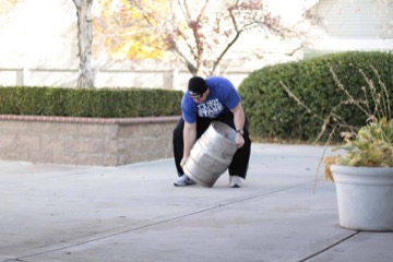 Keg Load: posición inicial