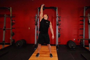Kettlebell Windmill: posición inicial