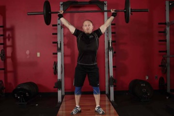 Overhead squat: posición inicial