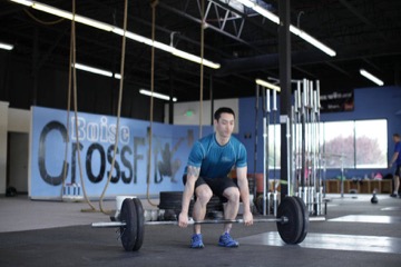 Power Clean: posición inicial