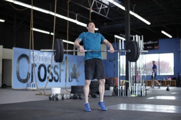 Power Clean: posición final