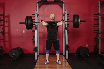 Power Jerk: posición inicial