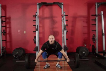 Power Snatch: posición inicial