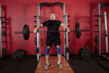 Power Snatch: posición final