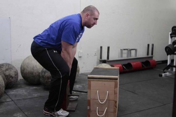 Power Stairs: posición inicial