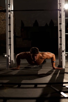 Push-Up Wide: posición final