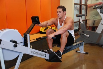 Rowing, Stationary: posición inicial