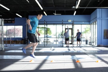 Single-Leg Hop Progression: posición final