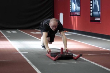 Sled Push: posición inicial