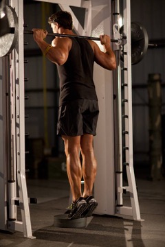 Elevación de gemelos en máquina: posición final