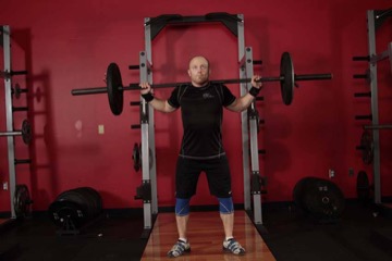 Snatch Balance: posición inicial