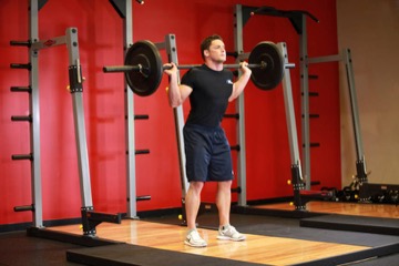 Speed Squats: posición final