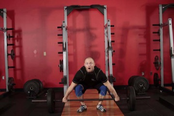 Split Snatch: posición inicial