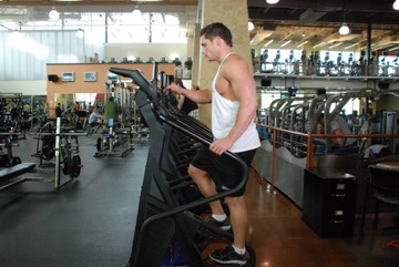 Stairmaster: posición inicial