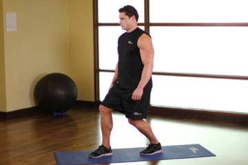 Standing Soleus And Achilles Stretch: posición inicial