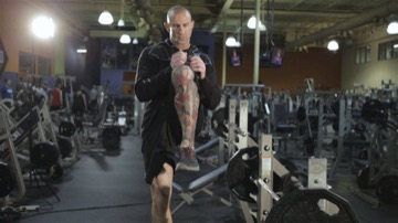 Step-up with Knee Raise: posición final